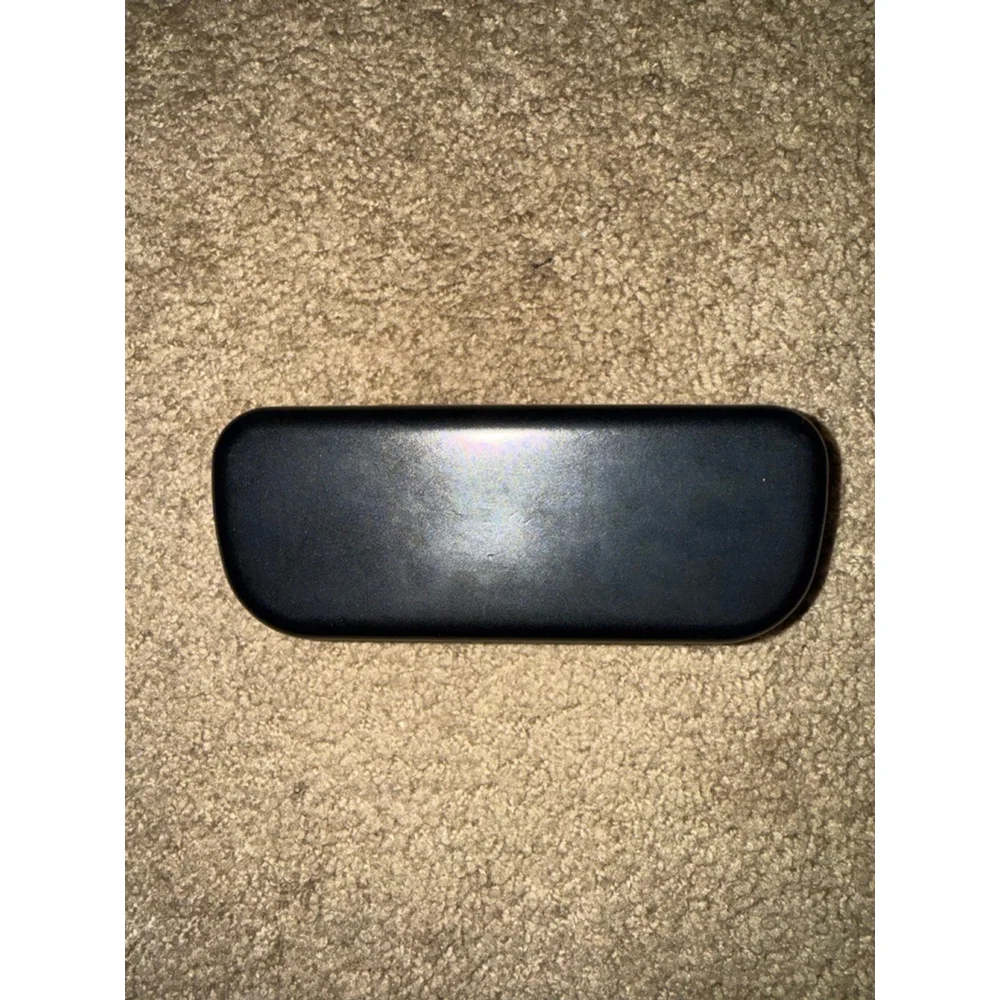 Women's Coach Black Gold Logo Glasses Case One Size
